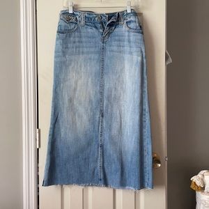 Maurices denim skirt size 3/4